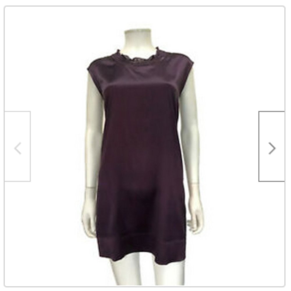 Theory Purple Sleeveless Dress
